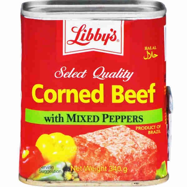 Corned Beef with Mixed Peppers