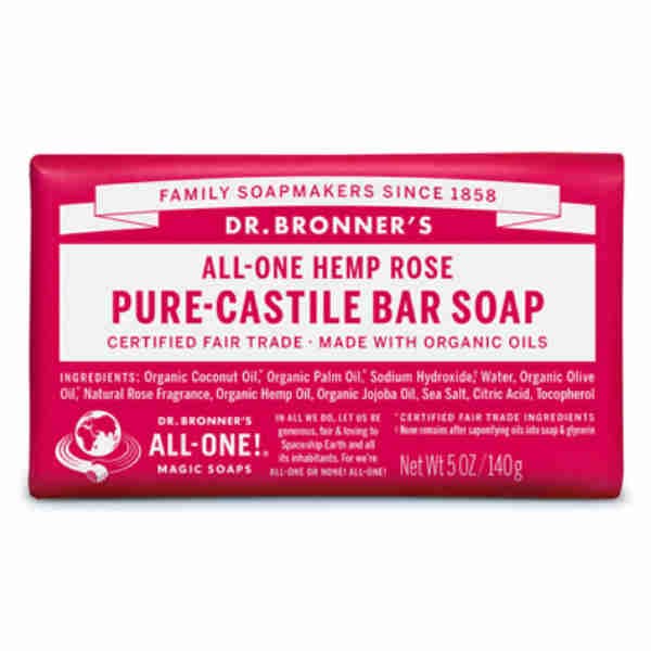 Rose Bar Soap - Dr. Bronner's