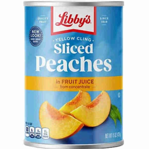 Sliced Peaches in Fruit Juice from Concentrate