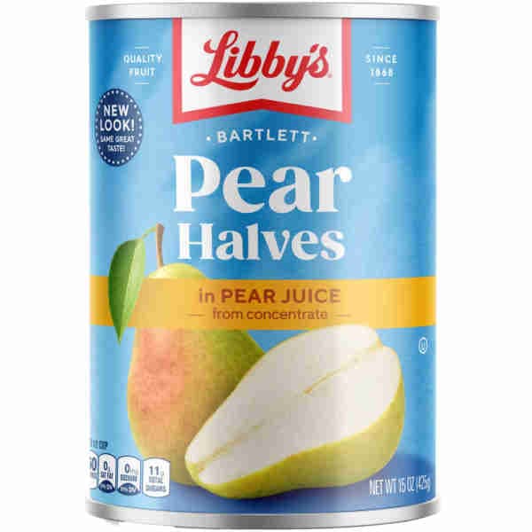 Pear Halves in Pear Juice from Concentrate