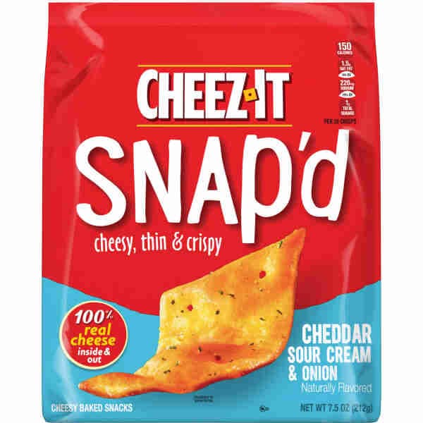 Snap'd Cheddar, Sour Cream & Onion Crackers