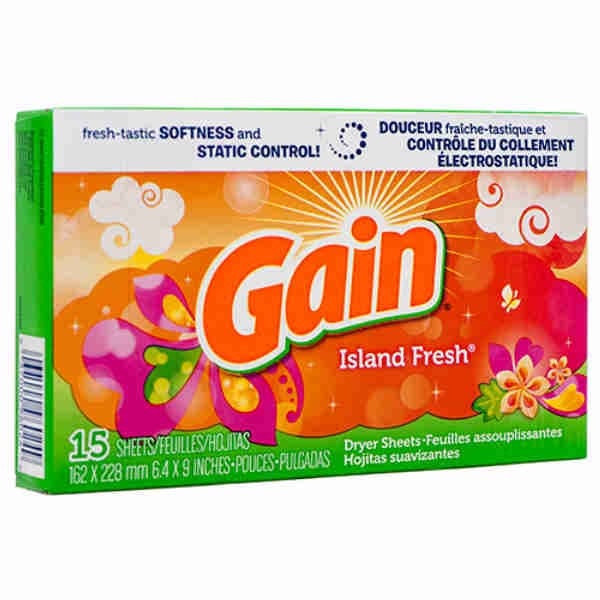 Dryer Sheet Island Fresh - Gain