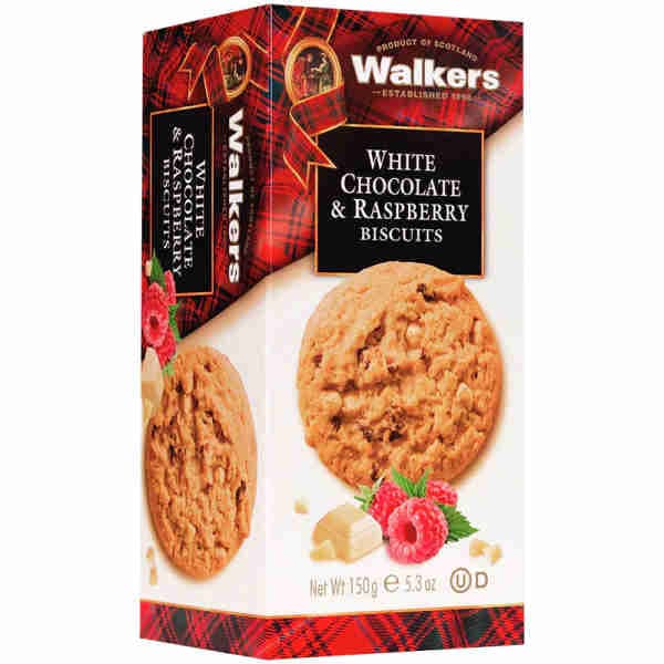 White Chocolate & Raspberry Biscuits - Walkers