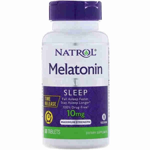Dietary Supplement Melatonin Sleep 10mg Tablets