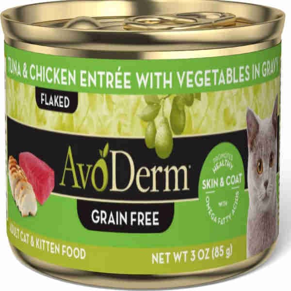 Tuna & Chicken Entrée With Vegetables Can In Gravy