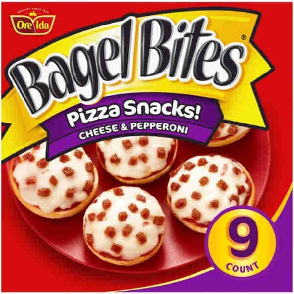 Bagel Bites Pizza Snacks Cheese & Pepperoni - Ore Ida