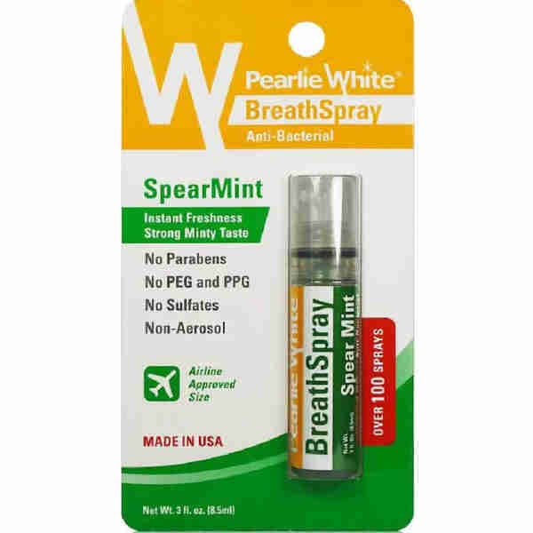 Breath Spray Spear Mint - Pearlie White