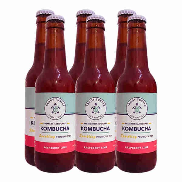 Kombucha Raspberry Lime X6