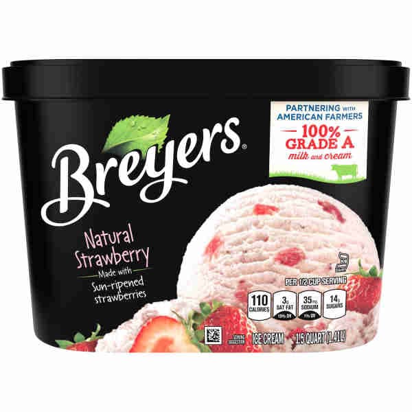 Natural Strawberry Ice Cream