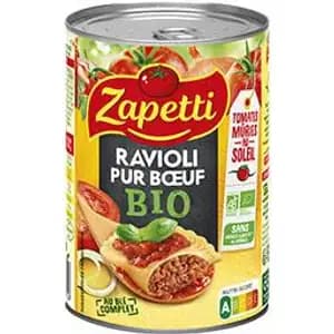 Organic Ravioli Pure Beef - Zapetti