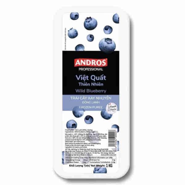 Wild Blueberry Puree - Andros