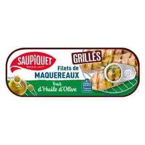 Grilled Mackerel Fillets in Extra Virgin Olive Oil - Saupiquet