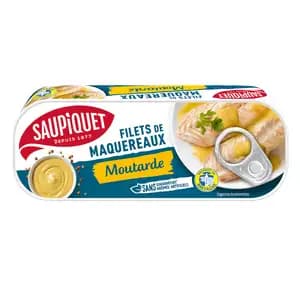 Mackerel Filets in Mustard - Saupiquet