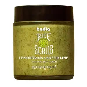Body Rice Scrub - Lemongrass & Kaffir Lime - Bodia