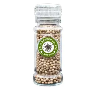 White Pepper Corn Grinder - Sela Pepper