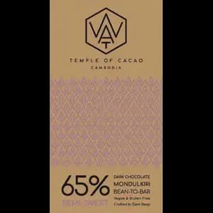 65% Semi-Sweet Dark Chocolate - Wat Chocolate