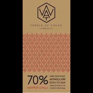70% Bird Chilli Dark Chocolate - Wat Chocolate