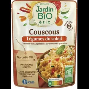 Organic Summer Veggies Couscous - Jardin Bio