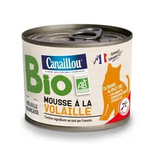 Organic Poultry Mousse Cat - Canaillou