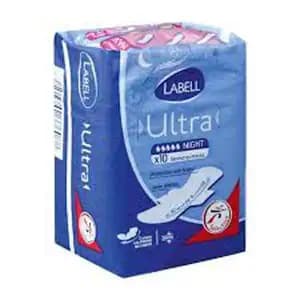 Ultra Maxi Night Sanitary Napkins - Labell