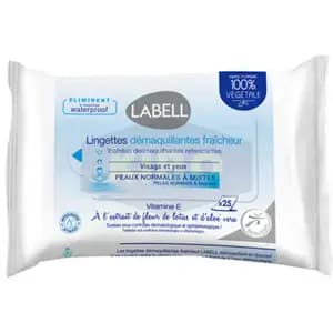 Wipes Make Up Removing Normal to Combination Skin - Labell