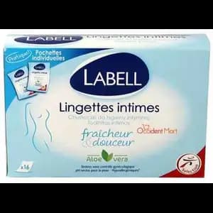 Individual Intimate Wipes - Labell