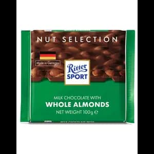 Milk Chocolate with Whole Almonds - Ritter Sport