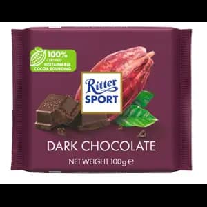 Dark Chocolate 50% Cocoa - Ritter Sport
