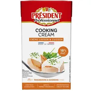 Cooking Cream 18% Fat - Président