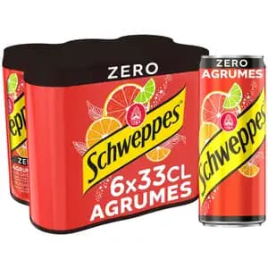 Agrum Can Sugar Free Pack - Schweppes