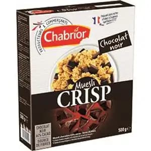 Crisp Muesli Dark Chocolate - Chabrior