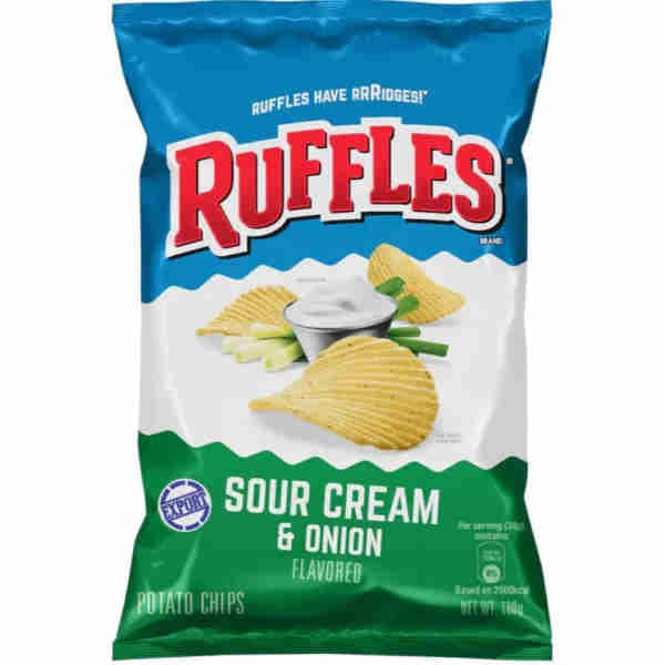 Sour Cream & Onion Flavored - Ruffles