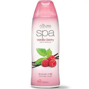 Vannila Berry Shower Milk with Shea Butter - Nature Organic - Organic
