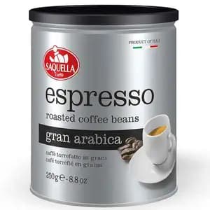 Espresso Arabica Roasted Coffee Beans - Saquella