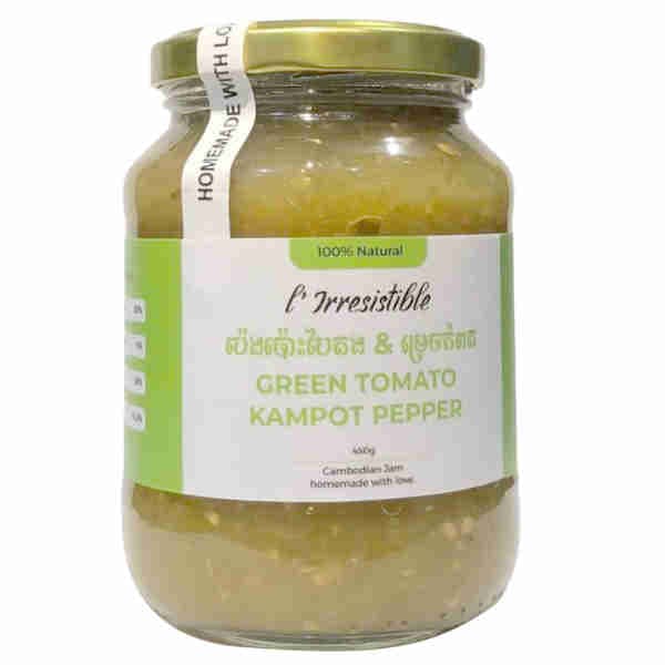 Green Tomato Kampot Pepper Jam - L'Irresistible