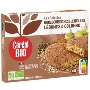 Organic Rice and Vegetables Steak - Céréal Bio
