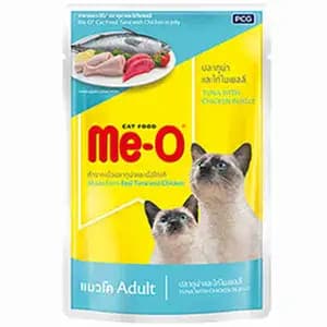Adult Tuna with Chicken in Jelly Pouch - Me-O