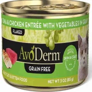 Tuna & Chicken Entrée With Vegetables Can In Gravy - AvoDerm