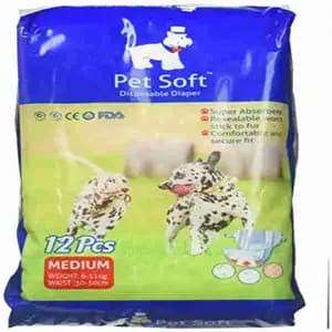 Disposable Diaper Medium - Pet Soft - Pet Shop