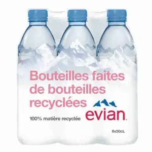 Mineral Water 500ml Pack X6 - Evian
