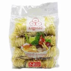 Dried Pandan Yellow Noodle (Small) - NKH