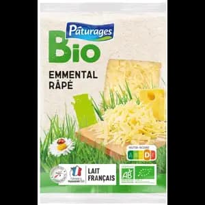 Organic Emmental Shredded - Pâturages