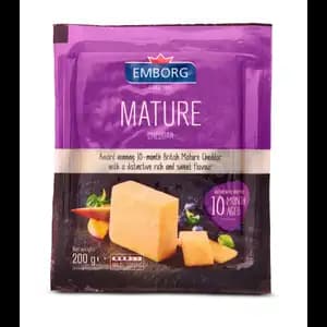 Cheddar Mature Cheese - Emborg