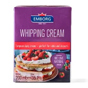 UHT Whipping Cream - Emborg