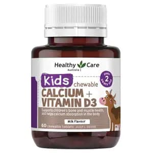 Kids Chewable Calcium Vitamin D3 - Healthy Care