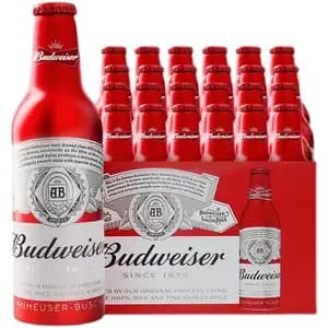 Budweiser Beer Aluminum Bottle Pack