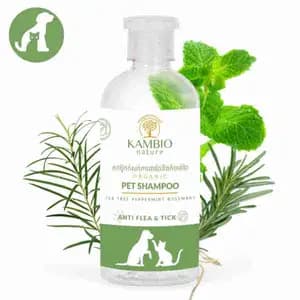 Pet Shampoo Anti Flea & Tick (Tea Tree Peppermint & Rosemary) - Kambio Nature