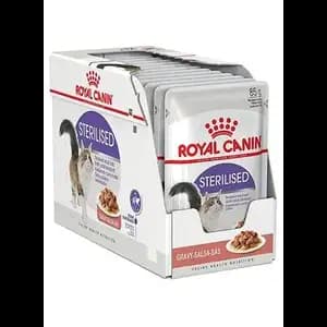 Sterilised Thin Slices in Gravy Pouch Box - Royal Canin