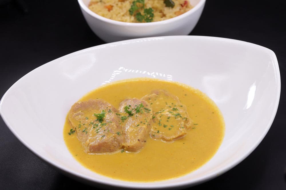 Pork Tenderloin in Curry Sauce