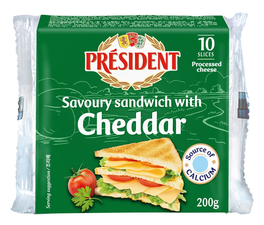 Sandwich Cheddar Slices - Président 1